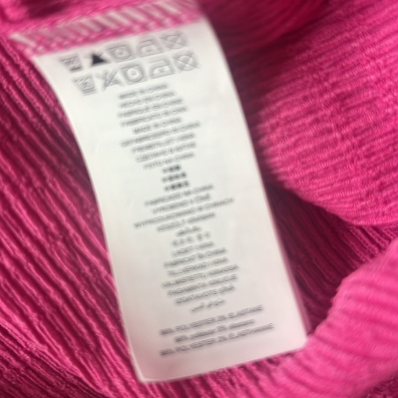 Michael Kors Womens Smocked Haltertie Cropped Top Size large NWT - Picture 9 of 9